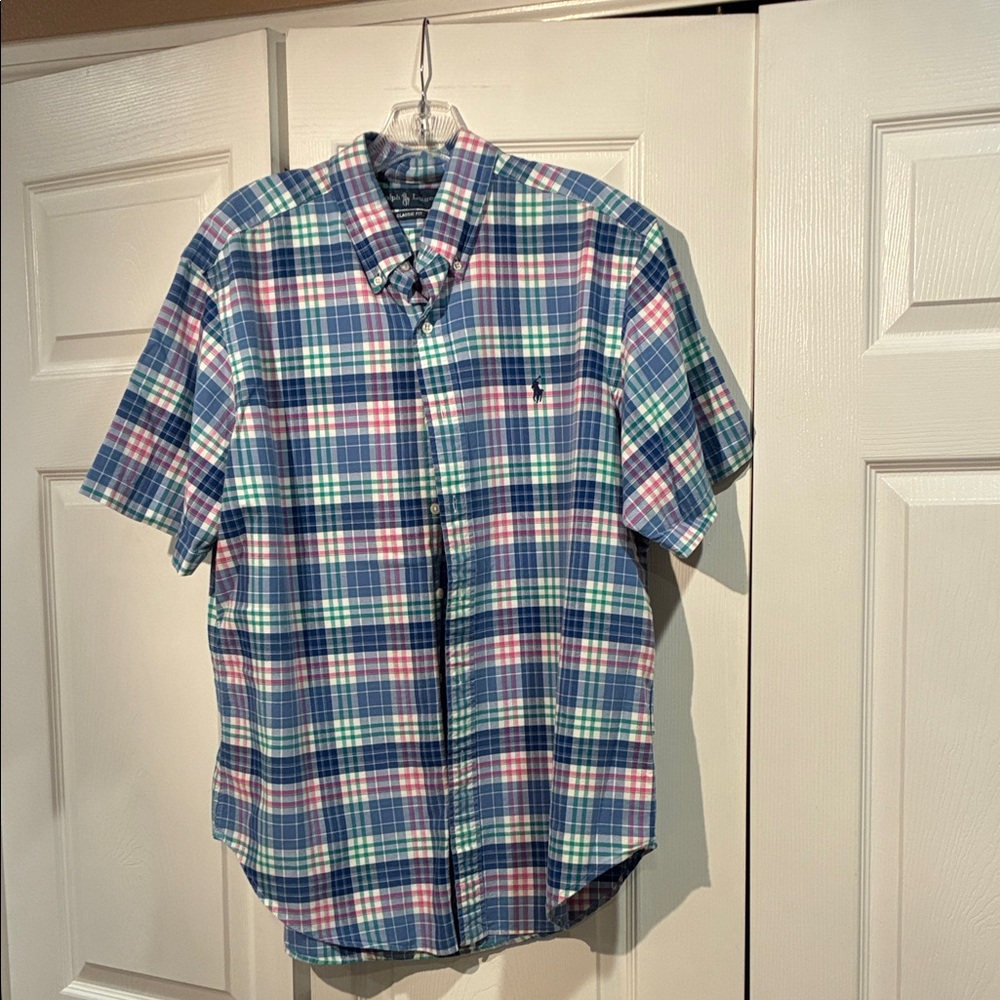 Ralph Lauren Multicolor Plaid Button Down Shirt